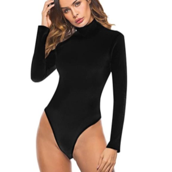 Queen.M Tops - Queen.M Women's Bodysuit Leotard Top Jumpsuit